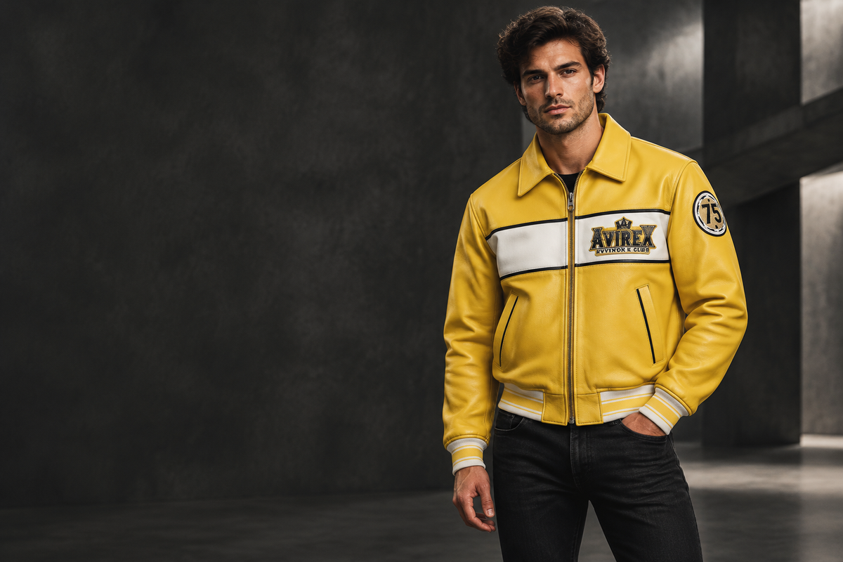 Korah hero image featuring the yellow racing jacket